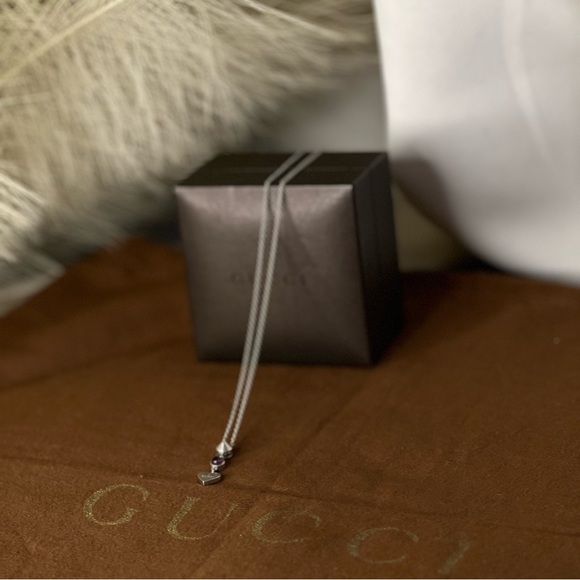 Gucci - Amethyst Trademark Heart Pendant Necklace - Picture 8 of 8